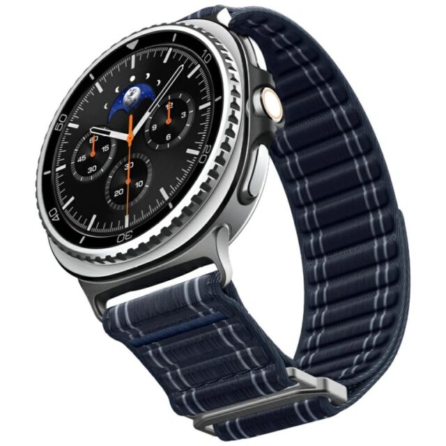 Spigen WBFO Band for Samsung Galaxy Watch 8 / Classic (40/44/46mm) navy blue - imagine 5