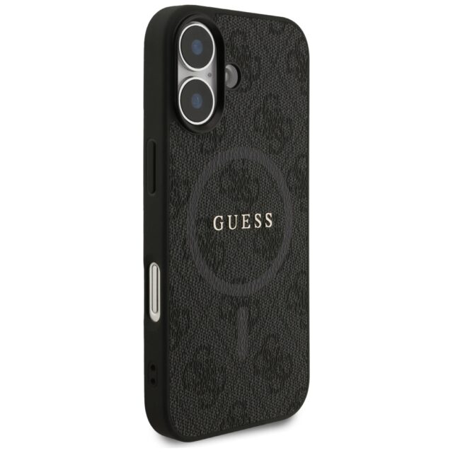 Guess 4G Ring Classic Logo MagSafe case for iPhone 17 black - imagine 4