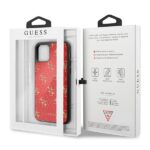Guess GUHCN584GGPRE iPhone 11 Pro red hard case 4G Double Layer Glitter - imagine 7