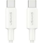 USAMS U90 cable 60W USB-C to USB-C white