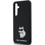 Karl Lagerfeld KLHCSA55SMHCNPK A55 A556 black hardcase Silicone Choupette - imagine 6