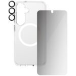 CARE by PanzerGlass Flagship 3in1 Case + Privacy Glass + Lens for Samsung Galaxy S25 - imagine 3