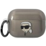 Karl Lagerfeld KKLAP2HNIKTCK Airpods Pro 2 (2022/2023) cover black Ikonik Karl Lagerfeld