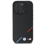 BMW BMHMP16L23PUDTK iPhone 16 Pro 6.3" black hardcase M Carbon Tricolor Line MagSafe - imagine 3
