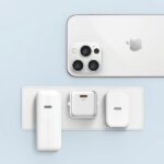 USAMS Charger 1xUSB-C PD20WPD3.0 Fast Charging US-CC183 + USB-C/Lightning cable US-SJ610 white - imagine 4