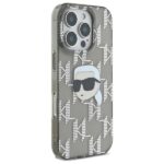 Karl Lagerfeld KLHCP16LHKLPKHK iPhone 16 Pro 6.3" black hardcase IML Karl Head Electroplated - imagine 4