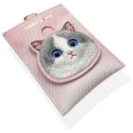 Nimmy card wallet pink Big   Eyed Pet 2.0 Cat - imagine 3
