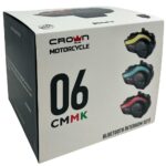 Motorcycle intercom Crown CMMK-06 Bluetooth 5.0 black - imagine 3