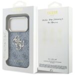 Case Guess 4G Big 4G Classic Logo for iPhone 17 Pro blue gold - imagine 8