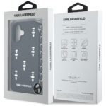 Case Karl Lagerfeld Saffiano Crystals w/Chain for iPhone 16 black - imagine 7