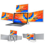 Portable Laptop Monitors Extralink Smart Life S680 14", 3 Monitors, IPS, 1080p Full HD - imagine 5