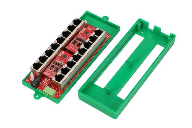 Extralink 8 Port | Gigabit PoE Injector | Active, 8 ports Gigabit 802.3at/af, Mode A - imagine 10