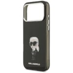 Karl Lagerfeld IML Aquarelle Karl & Logo MagSafe Case for iPhone 17 Pro Max Black - imagine 6