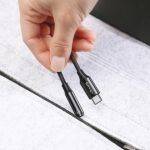 USAMS AU16 USB-C adapter - jack 3.5mm DAC black SJ599YPTC01 (US-SJ599) - imagine 5