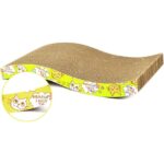 Extralink Pets Cat Scratcher, Cardboard Lounge Bed Wave Scratching Mat Eco Large pet-762 - imagine 3