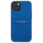 Guess GUHCP13SPSASBBL iPhone 13 mini 5,4" blue Saffiano Strap - imagine 3