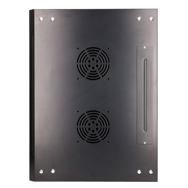 Extralink 6U 600x450 Black | Rackmount cabinet | wall mounted - imagine 7