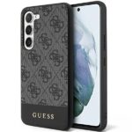 Guess GUHCS24MG4GLGR S24+ S926 black hardcase 4G Stripe Collection
