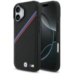 BMW M Tricolor Metal Logo MagSafe Case for iPhone 17 Black