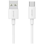 Cable USAMS YD Series SJ708 18W 3A USB-A to USB-C 1m white