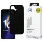 3MK Silicone Case iPhone 16 6.1" black