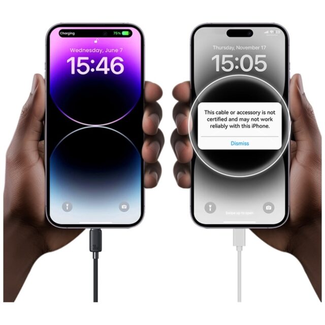 Cable USAMS KY Series US-SJ692 30W USB-C to Lightning 1m white - imagine 6