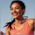 Sports headphones AWEI G82BL Bluetooth black - imagine 4