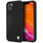 Case BMW BMHCP13MSLBLBK iPhone 13 / 14 / 15 6.1" black hardcase Silicone Signature Logo