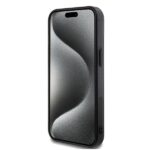 Mercedes MEHMP15S23HRSK iPhone 15 / 14 / 13 6.1" Black Hardcase Double Layer Crossed Lines MagSafe - imagine 5