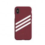 Adidas OR Moulded PU Suede iPhone X/XS collegiate burgundy 33282 - imagine 3