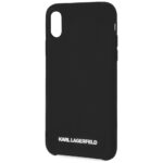 Karl Lagerfeld KLHCPXSLBKS iPhone X/Xs hardcase black Silicone - imagine 3
