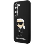 Karl Lagerfeld KLHCS23MSNIKBCK S23+ S916 hardcase black Silicone Ikonik - imagine 2