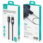 USAMS TC Series SJ750 100W USB-C to USB-C cable 1.2 m tarnish - imagine 6