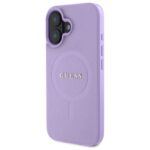 Guess GUHMP16SPSAHMCU iPhone 16 6.1" purple hardcase Saffiano MagSafe - imagine 2