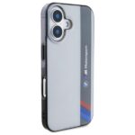 BMW BMHCP16M23HTFEG iPhone 16 Plus 6.7" grey hardcase Motorsport IML Vertical Stripe - imagine 4