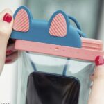 USAMS Waterproof Case 7" YD010 blue-pink FSD1001 - imagine 6