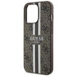 Guess GUHMP13LP4RPSW iPhone 13 Pro / 13 6.1" brown hardcase 4G Printed Stripes MagSafe - imagine 6