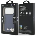 BMW M FW Metal Logo MagSafe Case for iPhone 17 Pro Navy Blue - imagine 8