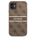 Guess GUHCN614GDBR iPhone 11 6,1" / Xr brown hardcase 4G Stripe - imagine 3