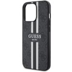 Guess GUHMP13XP4RPSK iPhone 13 Pro Max 6,7" black hardcase 4G Printed Stripes MagSafe - imagine 6