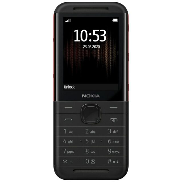 Nokia 5310 TA-1603 DS Black-Red Mobile Phone - imagine 2