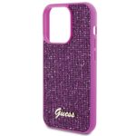 Guess GUHCP15LPMSDGSF iPhone 15 Pro 6.1" fuschia hardcase Disco Metal Script - imagine 6