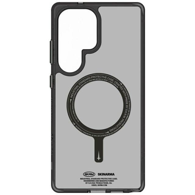 Case Skinarma Saido MagSafe for Samsung   Galaxy S25 Ultra black - imagine 3