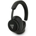 Over-ear headphones Guess Bluetooth ENC Saffiano Triangle Logo black