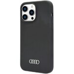 Audi Silicone Case iPhone 14 Pro Max 6.7" black hardcase AU-LSRIP14PM-Q3/D1-BK - imagine 3