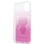 Karl Lagerfeld KLHCN65TRDFKPI iPhone 11 Pro Max pink Gradient Ikonik Karl - imagine 4