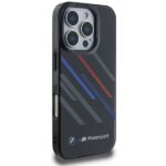 BMW BMHCP16L23HTRAK iPhone 16 Pro 6.3" black hardcase Motorsport IML Random Stripes - imagine 4