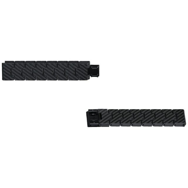 Band PITAKA Carbon Fiber Retro for Apple Watch 1/2/3/4/5/6/7/8/9/10/SE/Ultra/Ultra2 black grey - imagine 8