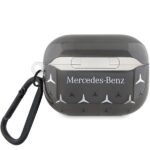 Mercedes MEAP8DPMGS AirPods Pro Cover Black Large Star Pattern - imagine 2