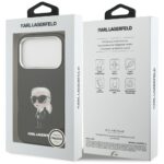 Karl Lagerfeld IML Aquarelle Karl & Logo MagSafe Case for iPhone 17 Pro Black - imagine 8